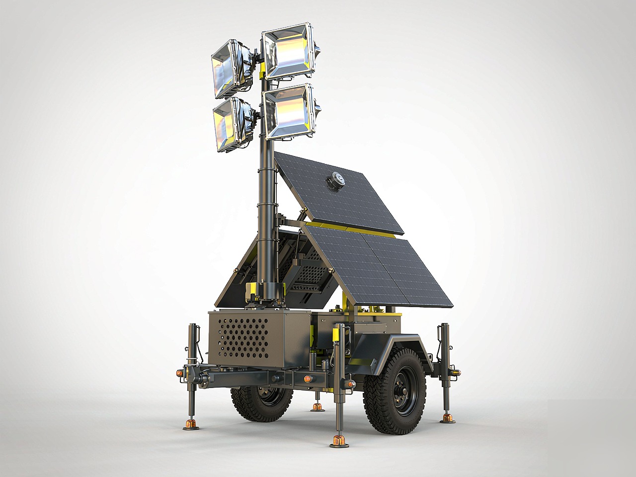 Solar Mobile Light Tower MO-3100 — Mobile Light Tower Manufacturer Solar Mobile Light Tower MO-3100 — Mobile Light Tower Manufacturer