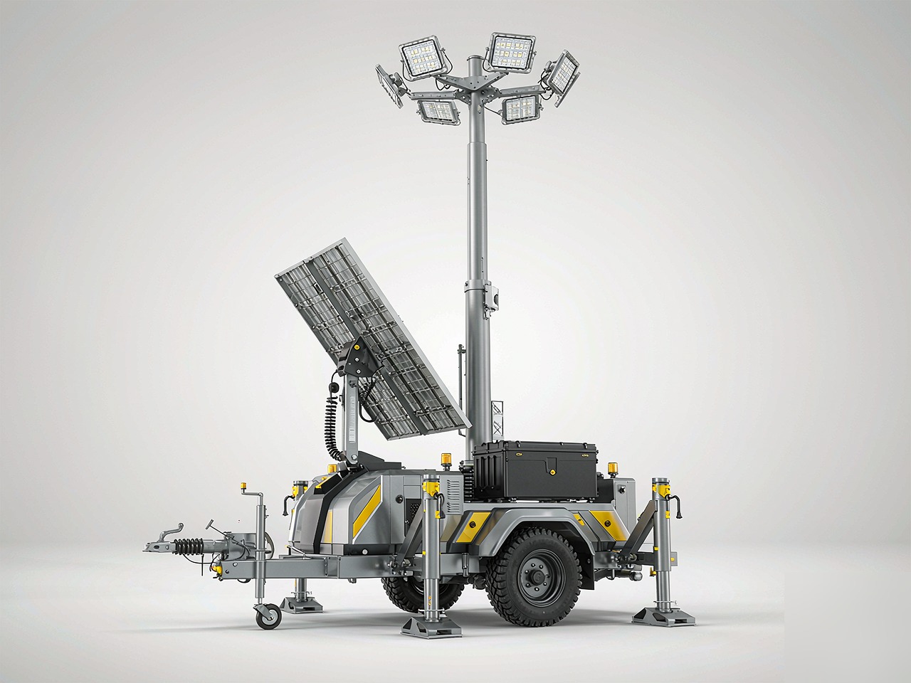 Solar Mobile Light Tower MO-3100 — Mobile Light Tower Manufacturer Solar Mobile Light Tower MO-3100 — Mobile Light Tower Manufacturer